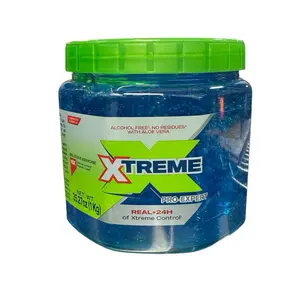Schick Xtreme Professional Jumbo Blue Haircare Styling Gel with UV Protection and Aloe Vera, 35.27 oz 1 kg Long Lasting Scent Scented