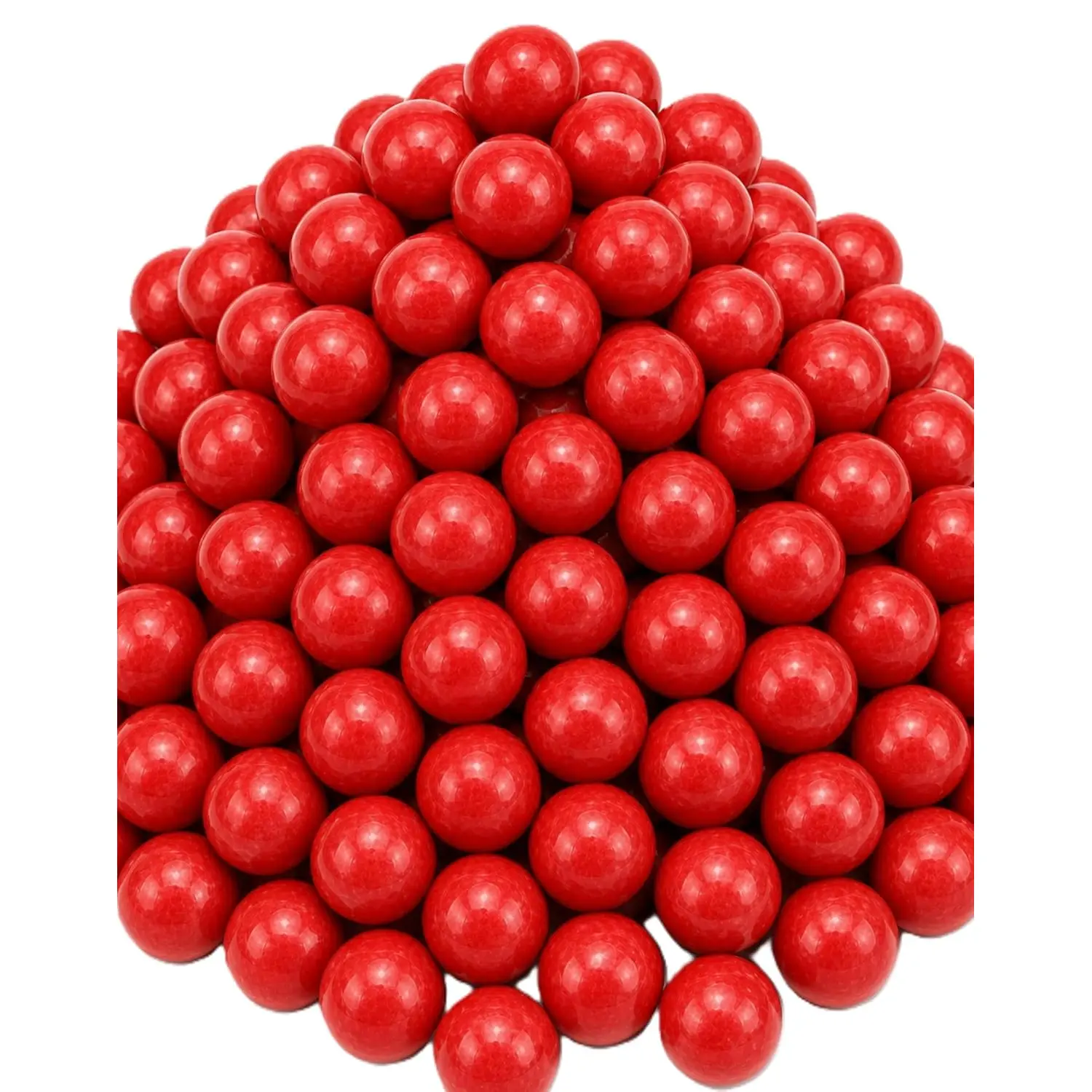 Hot Spicy Sweet Cinnamon Gumballs - 1 lb of Fresh Declious Bright Red Candy Gum Balls