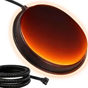 EverBetterus Thermostatically Controlled Poultry Water Heater Prevents Freezing Saves Energy Ensures Safety with Smart Temperature Control & Dual Safety Protection