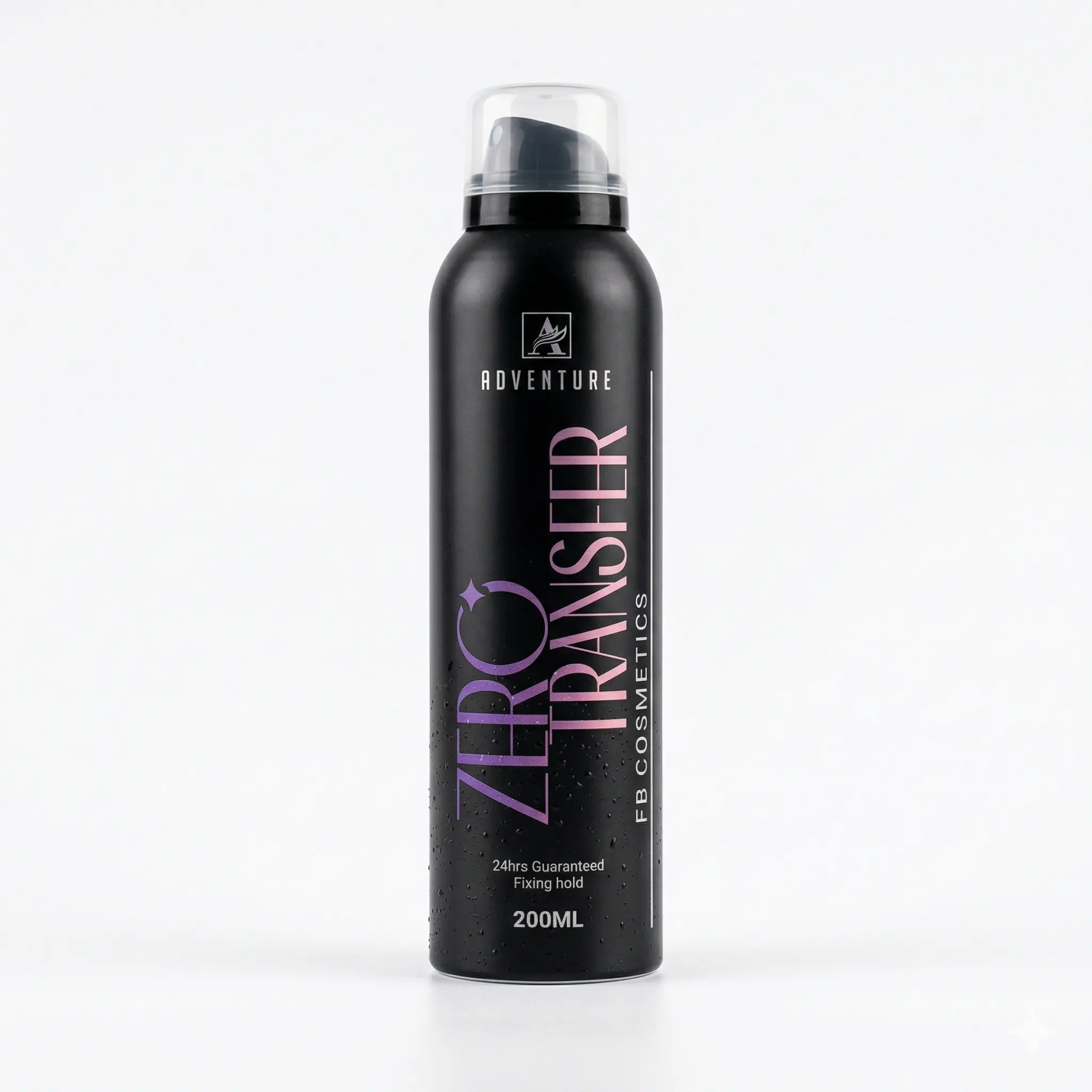 Adventure Zero Transfer Spray - Transfer-Proof Fixing Spray for Long-Lasting Hold & Smudge-Resistant Finish 200ML - Makeup, Matte