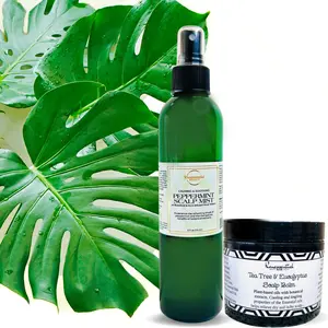 Revitalize My Scalp Peppermint Duo - Eucalyptus Oil & Peppermint Oil for Scalp Care Haircare Tea Tree