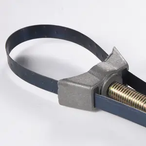 Adjustable Oil Filter Wrench, Car Engine Belt Spanner, Mechanical Grip Remover, 60mm-120mm Diameter Capacity, Non-Slip Handle, Durable Construction - Automotive Tool - For Mechanics & DIY Enthusiasts - Ideal Gift for Car Owners car oil filter wrench