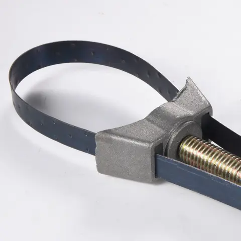 Coofari Adjustable Oil Filter Wrench - 60-120mm Car Engine Belt Spanner, Manual Extractor with Mechanical Grip, Non-Slip Handle, Wrenches, Grip Removal Tool, Durable Build, Car Repair & Durable Engine Transmission Repair Tools for Automotive DIY