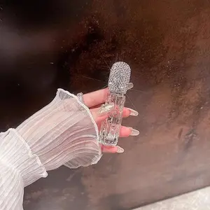 10ml Rhinestone Glass Perfume Atomizer - Luxury Refillable Travel Spray Bottle, Elegant & Portable