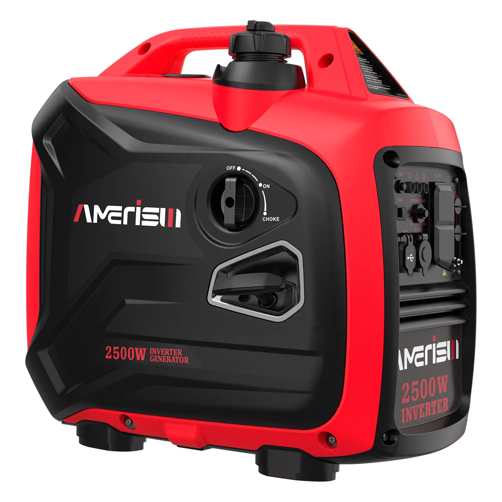 2025 Version Amerisun 2500-Watt Gas Powered Portable Inverter Generator, Ultra Lightweight Super Quiet for Camping, Home Emergency Use, EPA Compliant, Easy Start,Fuel Efficient, Fall Deals For You Campaign, Hurricane AM5020C