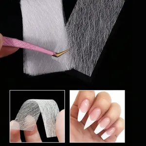 Nail Extension Fiber Strands Paperless Stand Quick Nail Extender Tool, Light Therapy Nail Extension Kit, Back-To-School Nail Art Supplies, Nail Art Tools