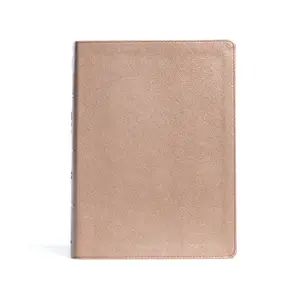 USED-CSB Study Bible, Rose Gold Leathertouch, Indexed by Csb Bibles by Holman (Imitation Leather)