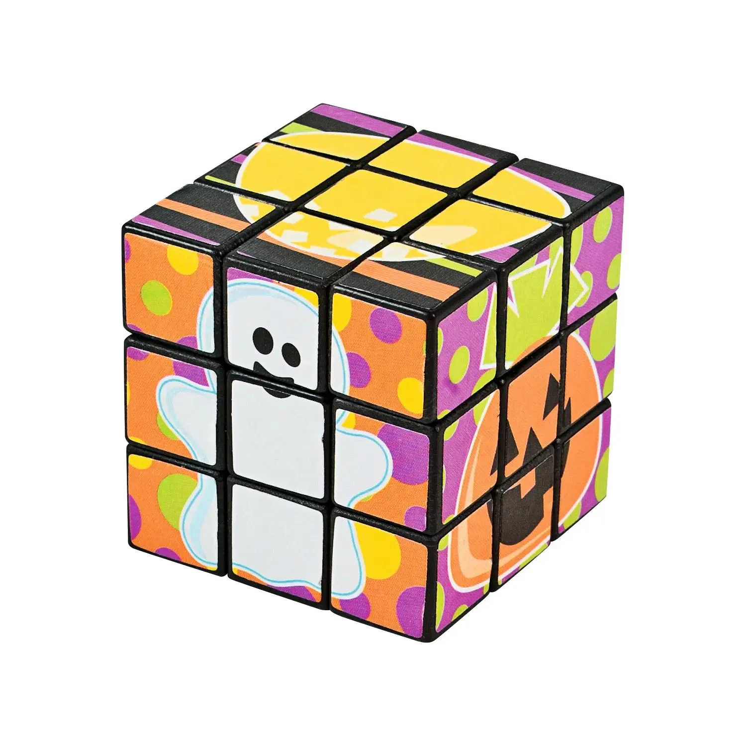 Mini Halloween Magic Plastic Puzzle Cubes - 12 Pc., Halloween Party Favors for Gift Bags, Oriental Trading Company Toy