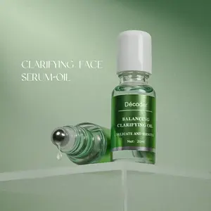 Décoder Balancing Clarifying Face Serum-Oil - Regulate Oil Detox Purify Skin with Tea Tree Lavender & Vitamin C Derivative 100% Natural Plant Oils Precision Roll-On Facial Gentle Jojoba Based