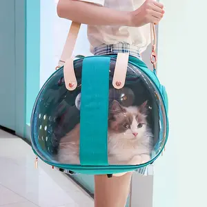 Transparent Breathable Double-Window Pet Carrier Backpack