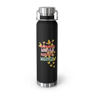 Empowered Women Copper Vacuum Insulated Bottle, 22oz