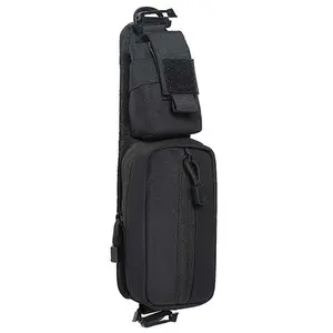Outdoor Multifunctional Tactical Molle Backpack Shoulder Strap Bag, Tool Waist Pack Attachment Hanging Pouch, Phone Case, Hiking Gear Accessory
