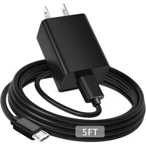 Replacement  Fire TV Stick Charger for  Fire TV Stick 10W  Charger Adapter with 5FT USB A to  USB  Cord