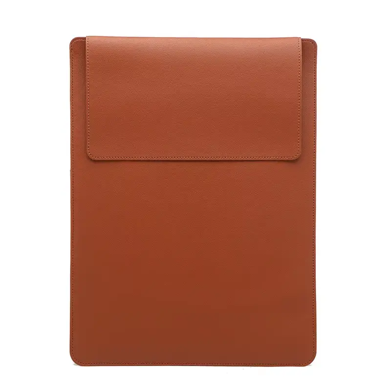 Portable Leather Laptop Sleeve Case Bag for Macbook Air 12 13 14 15 16 Inch M5 M4 M3 M2 Chip Mac Book Pro Adjustable Stand Cover NMEGOU