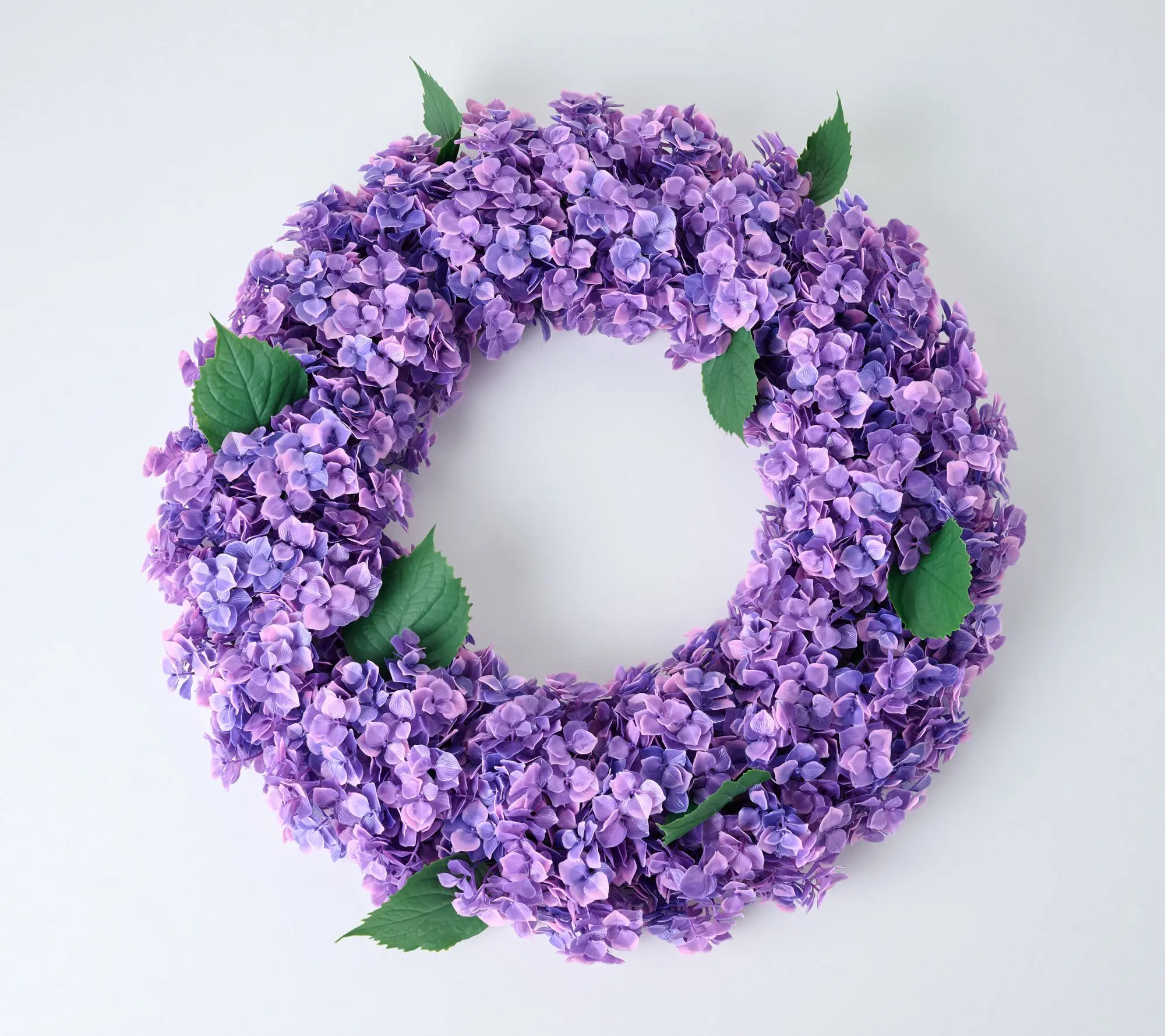 Wicker Park 24" Indoor/Outdoor Faux Hydrangea Wreath
