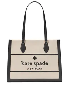 kate spade new york Ellie Large Canvas & Leather Tote