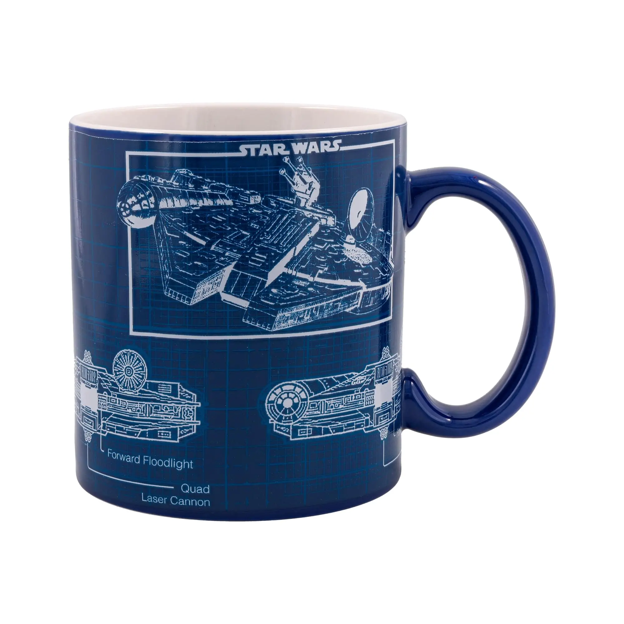Star Wars Millennium Falcon Schematics Ceramic Mug | Holds 20 Ounces -  TikTok Shop