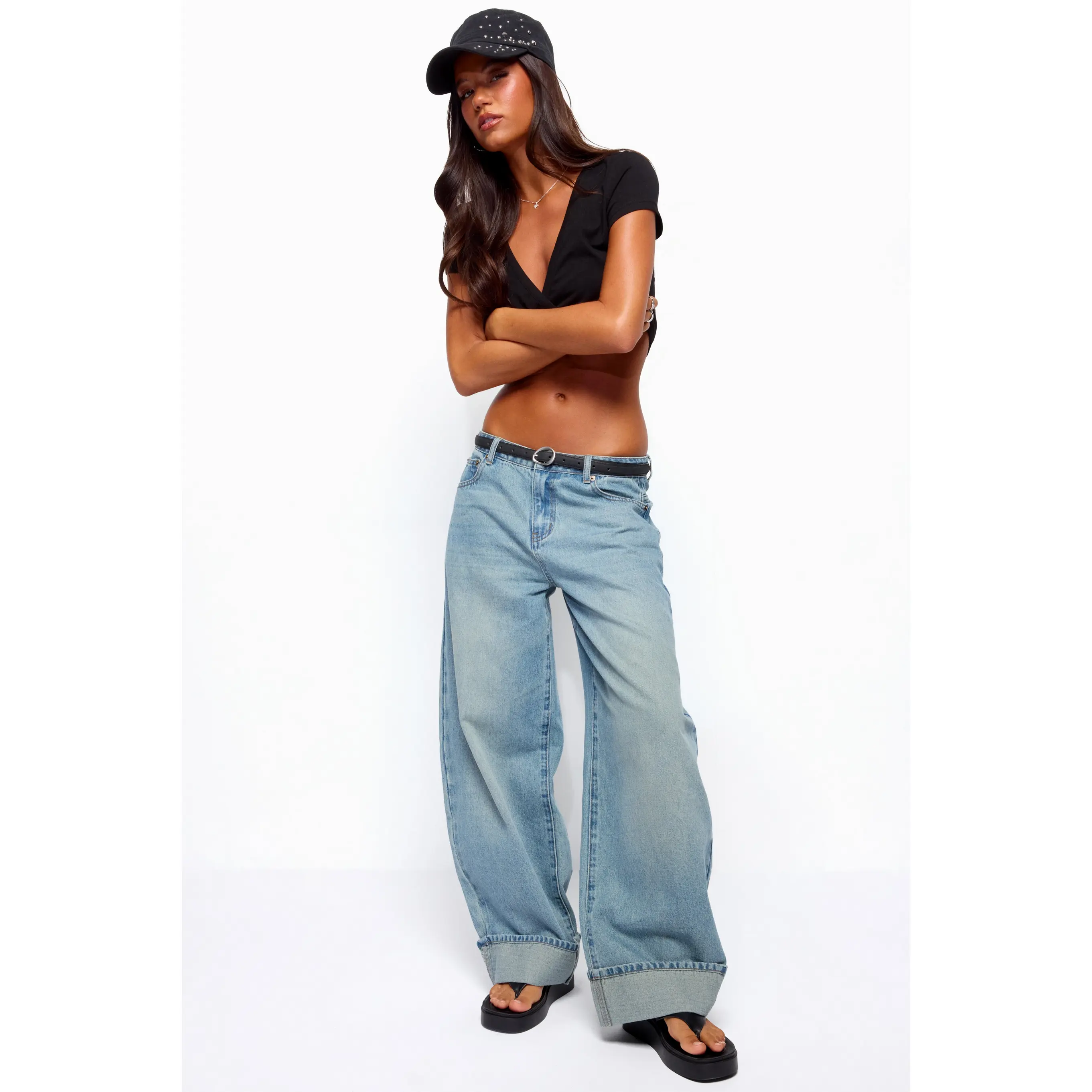 Kella Low Rise Baggy Jeans