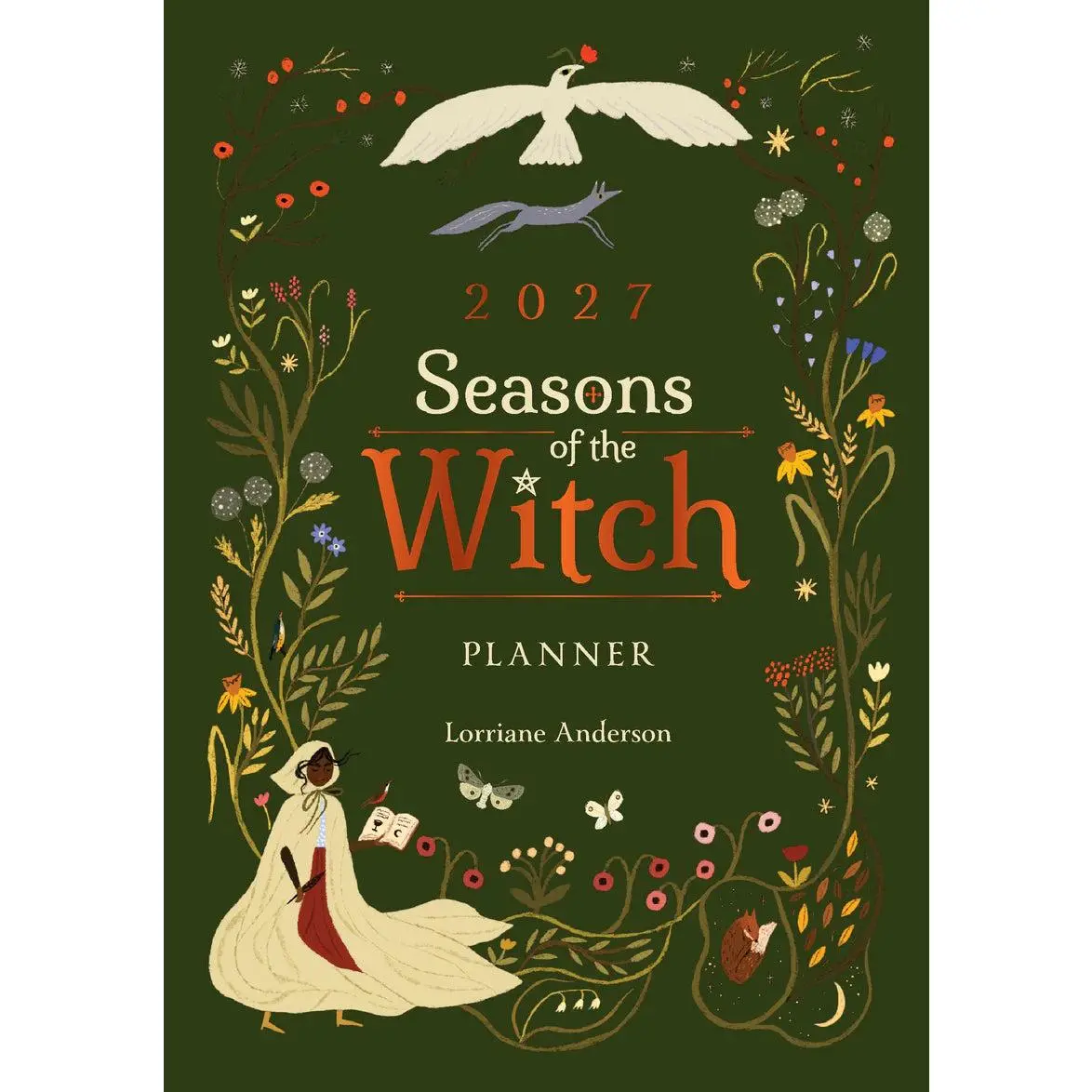 2027 Seasons of the Witch Planner Calendar, Witchy 12-Month Planner with Tarot Spreads and Journal Prompts