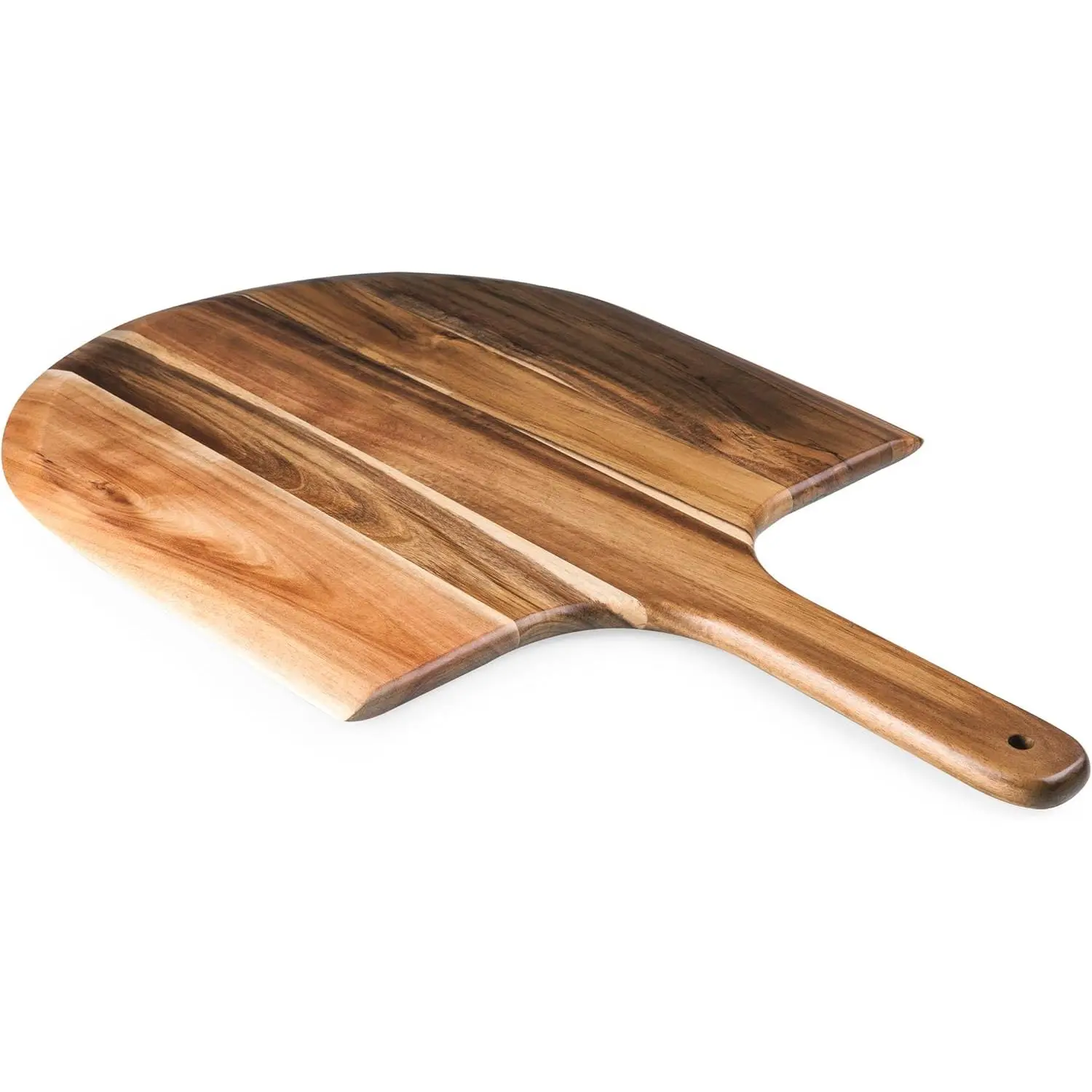 a Picnic Time brand Pizza Peel Paddle Serving Trays & Platters, One Size, Acacia Wood