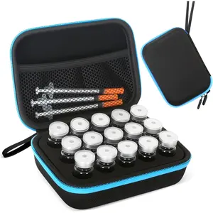 15 Slots 10ml Peptide & Insulin Vial Holder  Fridge & Travel Storage Case for 5ml-10ml Vials, Diabetic Supplies Organizer