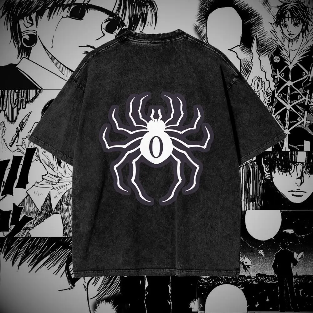 Chrollo Lucifer Vintage Graphic Oversized Lifting Shirt