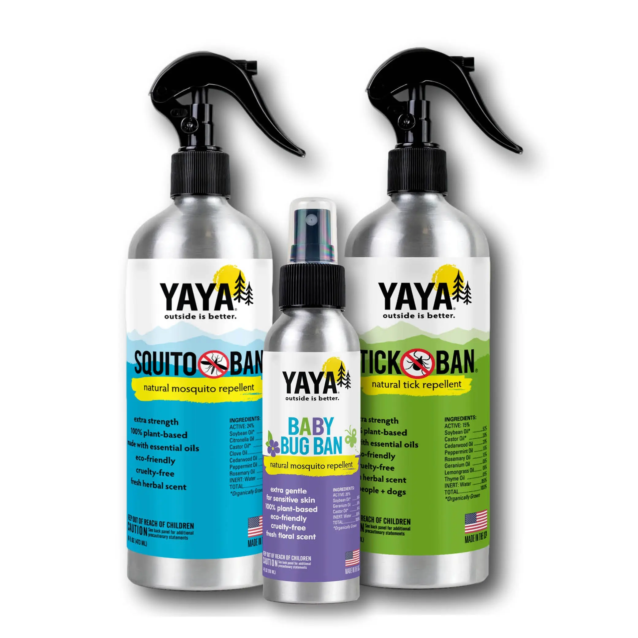 The Family Bundle (Natural Bug Repellents)