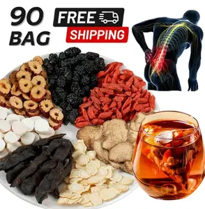 90 Bags Turmeric Kidney Tea Formula,Father's Day Ginseng Six Treasures TeaOrganic Kidney Cleanse Tea, TraditionalKidney Cleansing Tea for Men & WomenNatural Beverage