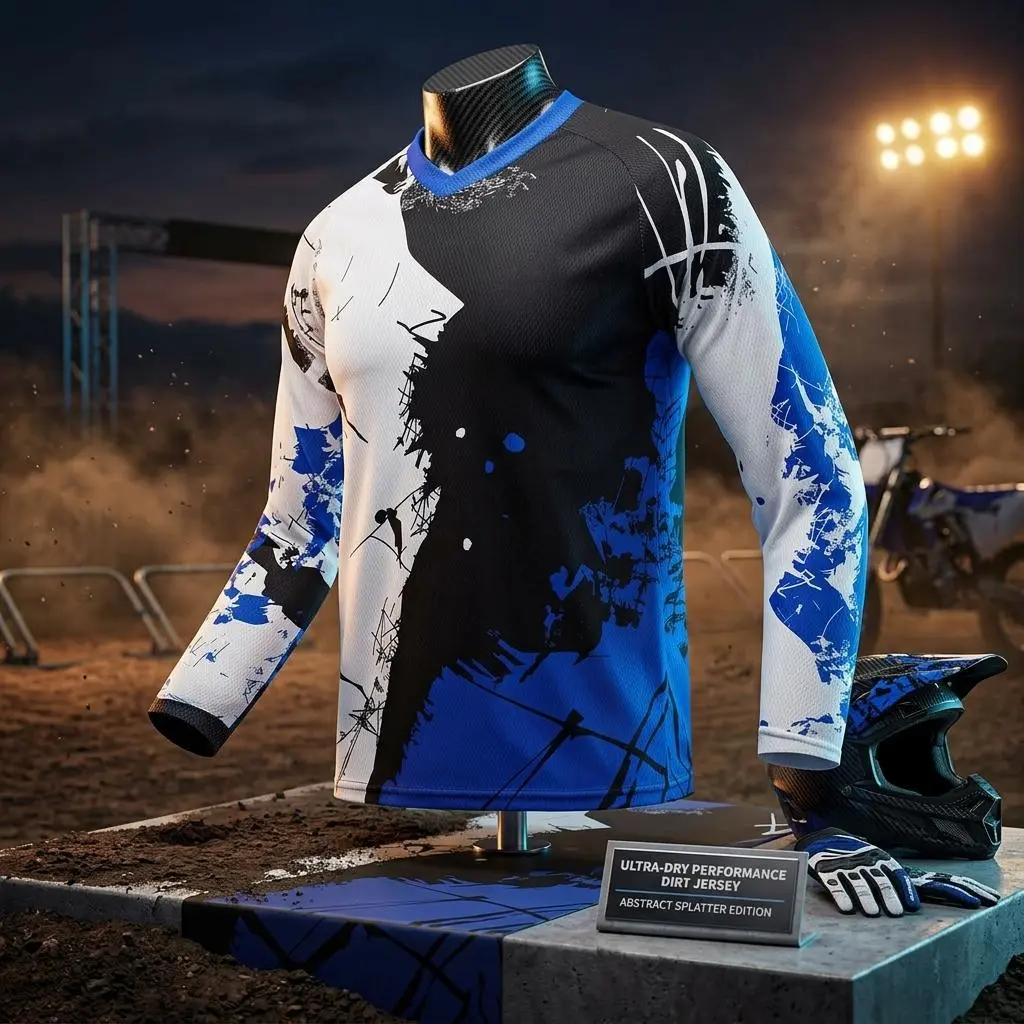 Men's Mountain Bike Jersey Long Sleeve MTB Off-Road Motocross Shirt - Quick Dry Breathable Performance Cycling Apparel for Downhill Trail Riding Motocross Sports Outdoor Activities Men's Mountain Bike Jersey Long Sleeve MTB Off-Road Motocross Shirt - Quick Dry Breathable Performance Cycling Apparel for Downhill Trail Riding Motocross Sports Outdoor Activities