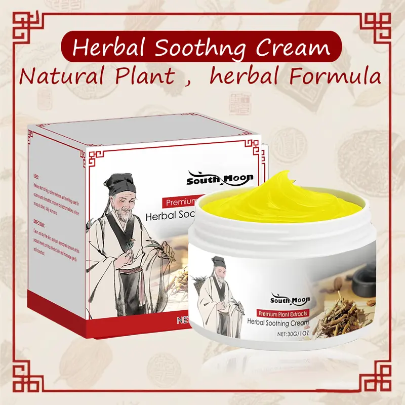 All-Natural Soothing Cream for Eczema & Psoriasis – Herbal Relief for Dry, Itchy, Sensitive Skin , Anti-Bacterial Skin Defense - Relieves Dry and Tight Skin, Soothing Skin,Hydrating