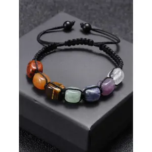 Natural Stone Beaded Bracelet | Adjustable Fashion Jewelry for Men & Women