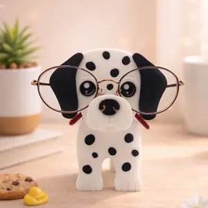 Dalmatian Puppy 3D Printed Glasses Holder & Desk Organizer | Cute Office Decor & Gift