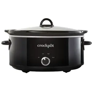 Crock-Pot Manual 7-Quart Slow Cooker, Black
