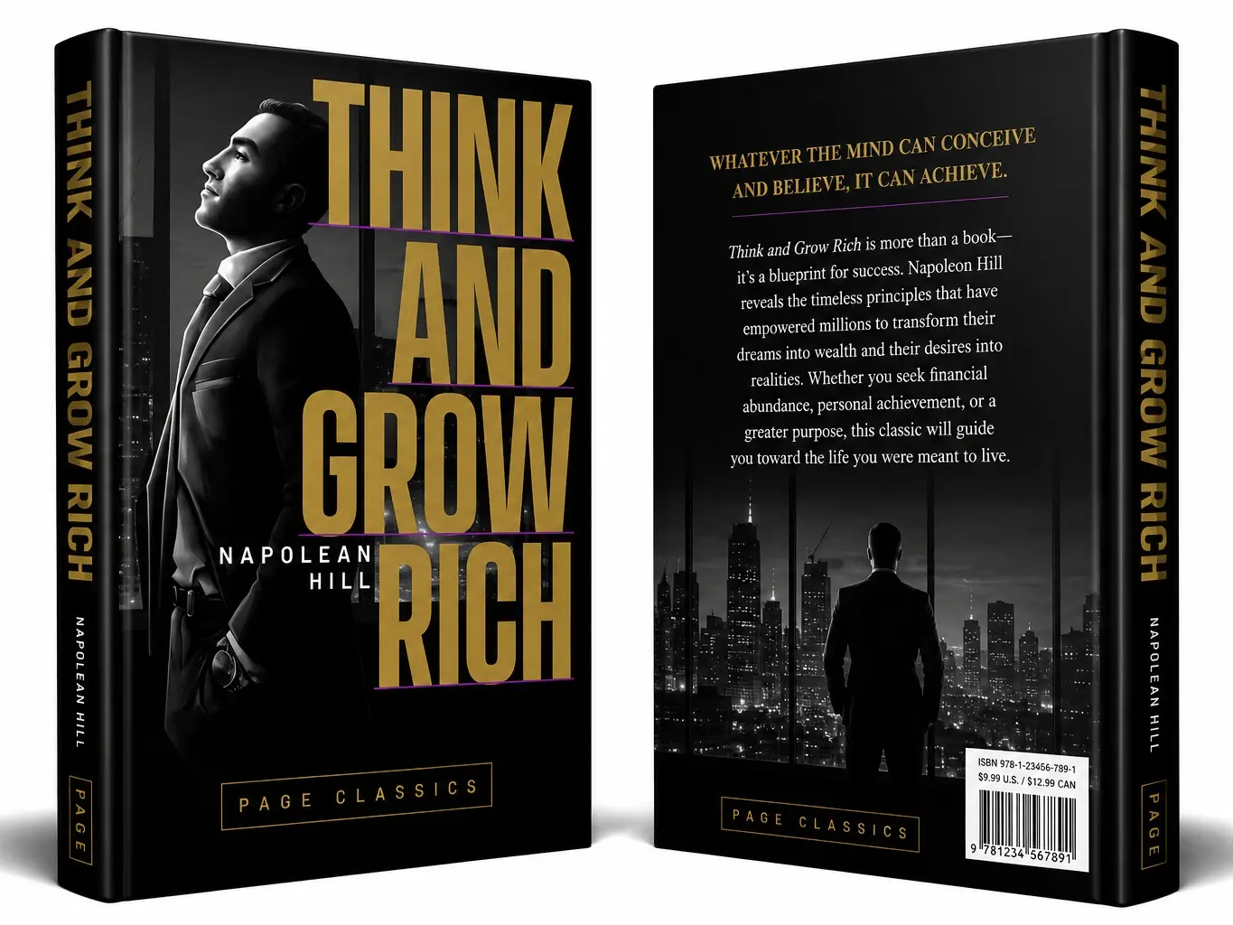 Think and Grow Rich Book by Napoleon Hill, Literature & Art Genre Reading Material for Book Enthusiasts, Books