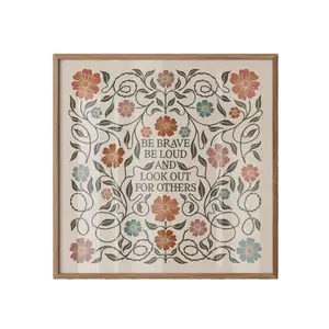 Brave Print, Be Brave Be Loud and Lookout for Others, Resistance Print, Poster Unframed