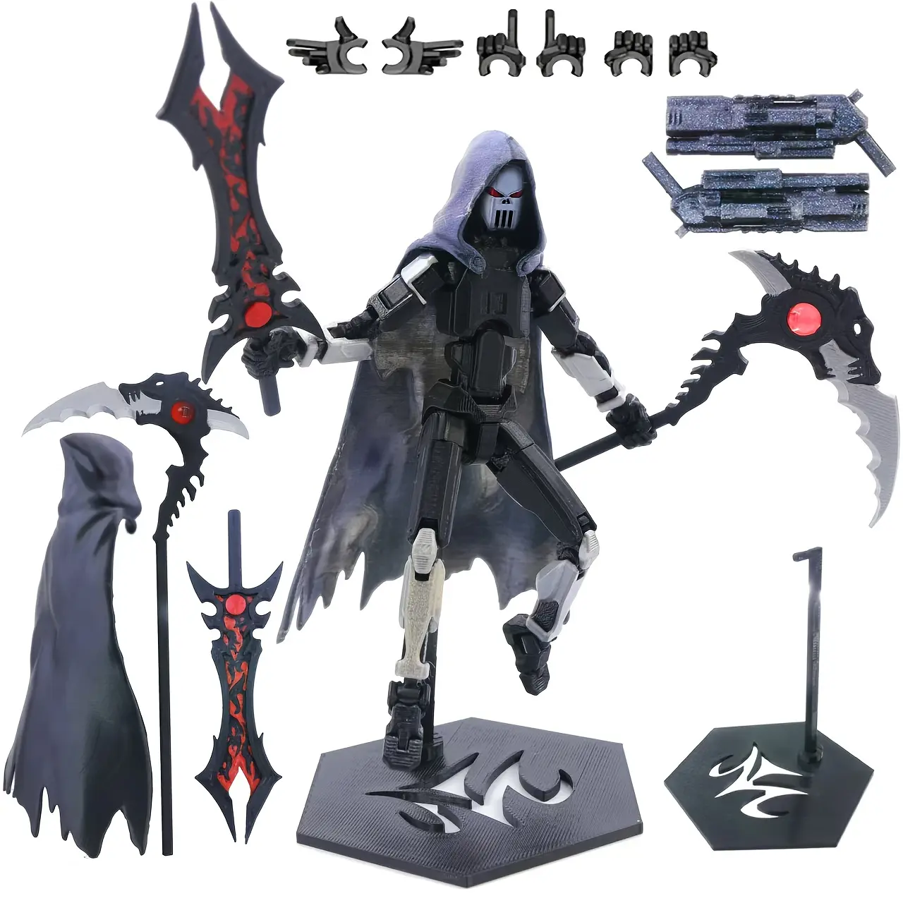 T13 Action Figure - Multi-Jointed Poseable Collectible with Spear