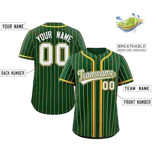 Baseball Team Jerseys Personalized Logo Printing Sweat-Wicking Quick-Dry Sports Outfits for Men Women Match Uniforms