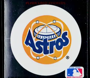 Houston Astros 1991 Ultra Team Logo Stickers #NNO Houston Astros