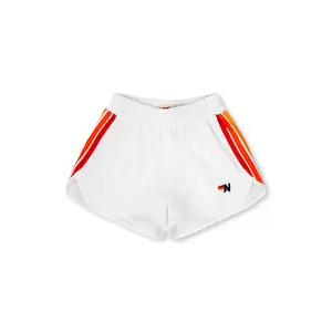 5 STRIPE KIDS FLEX JOGGER SHORT - WHITE