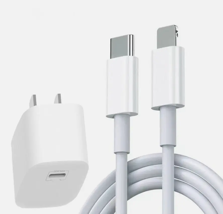 2-Piece Ultra-Fast Fast Charge Type-C Wall Charger Adapters, Compatible with iPhone 6/7/8/XS/XR/11/12/13/14 Pro Max iPhone Series, Home & Travel Power Adapters, Ios