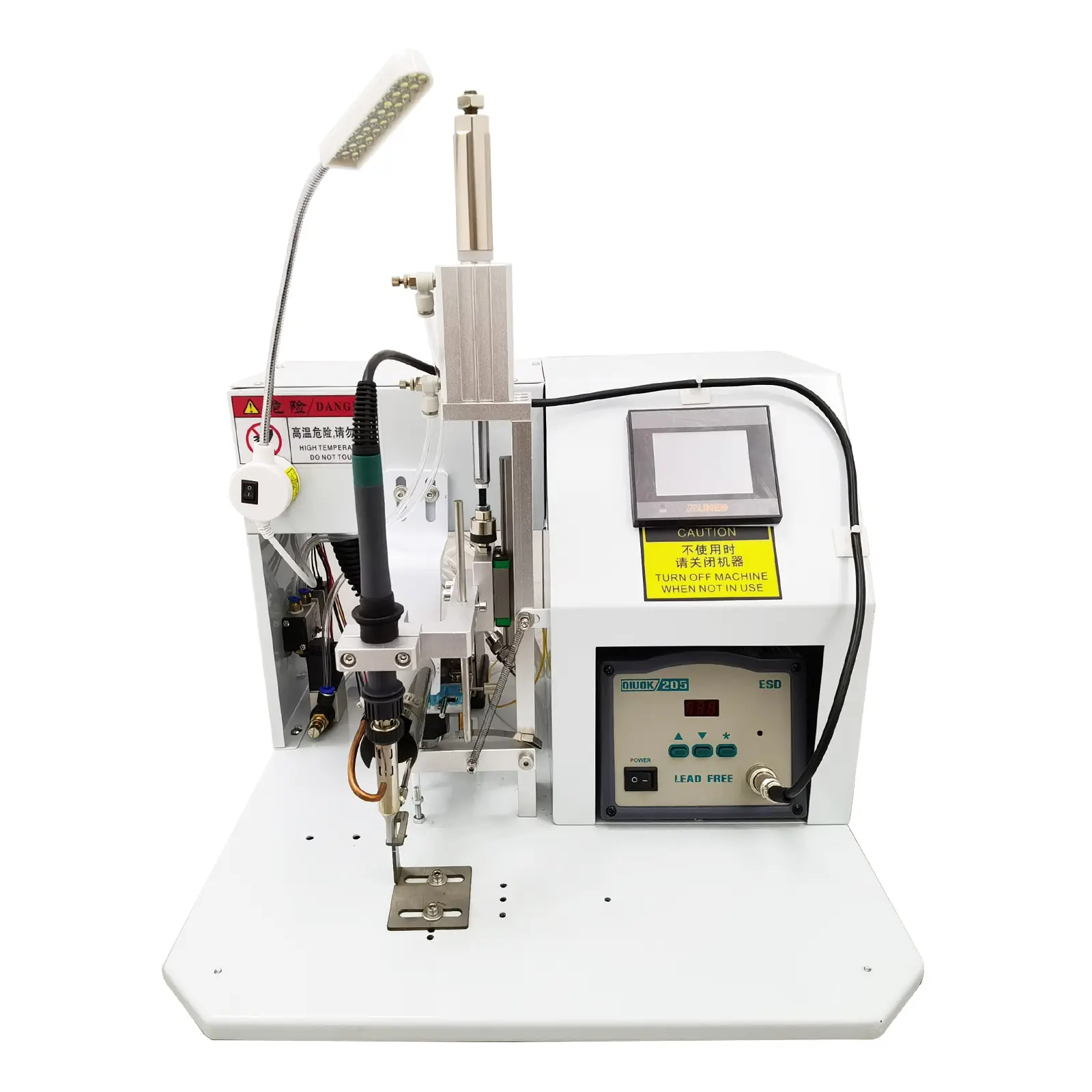 YOKOMA 110V Semi-Automatic Soldering Machine - Intelligent Electric Soldering Station for PCB Electronic Circuit Processing