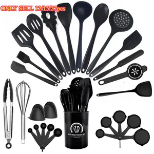 15-Piece Kitchen Utensil Set, Non-Stick Silicone Cooking Tools, Home Kitchen Use, Heat-Resistant & Easy Clean, Ideal for Cooking & Baking, Kitchen Utensils Set