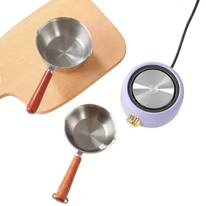 Multi-Function Heating Stove Milk Warmer Stainless Steel Wax Melting Pot Mini Induction Cooker