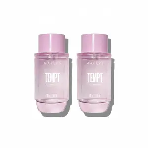 MAËLYS - TEMPT Eau de Parfum x2  - with Pink Pineapple + Sparkling Yuzu - A Fresh, Citrus Fragrance With Notes Of Musk, Juicy Pear, & Guaiacwood