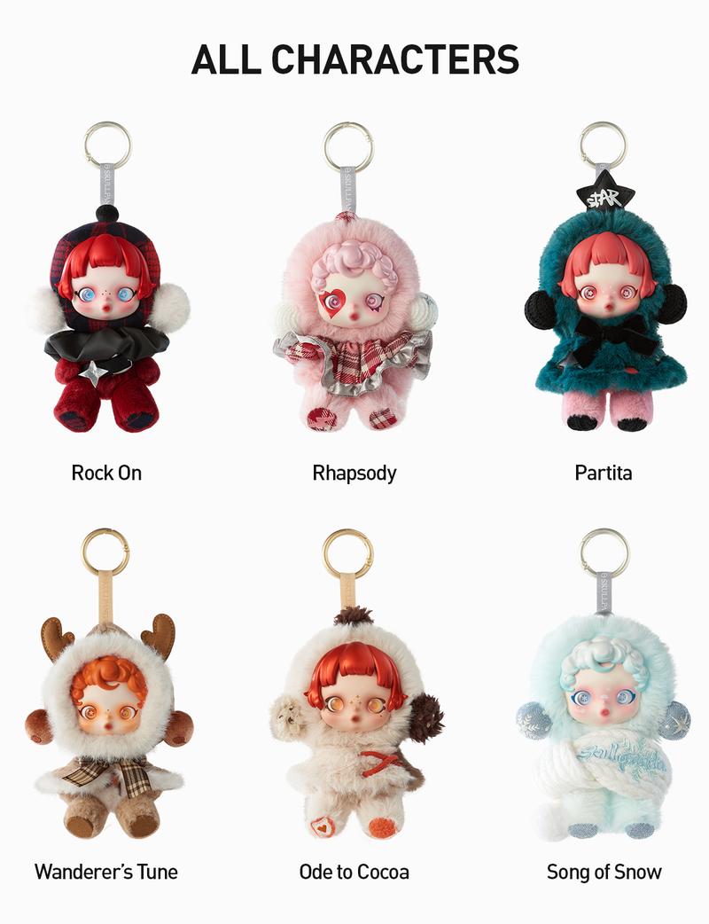 POP MART SKULLPANDA Winter Symphony Series Plush, Blind Box