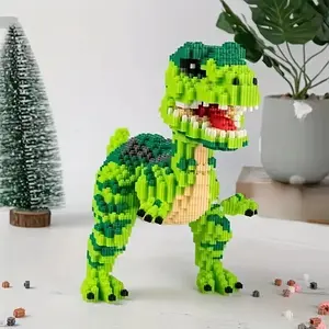 3853 Dinosaur 3D Puzzle Set, Assembly Building Blocks, Adult Creative Jigsaw, Christmas and Halloween Gift, Perfect Thanksgiving Present