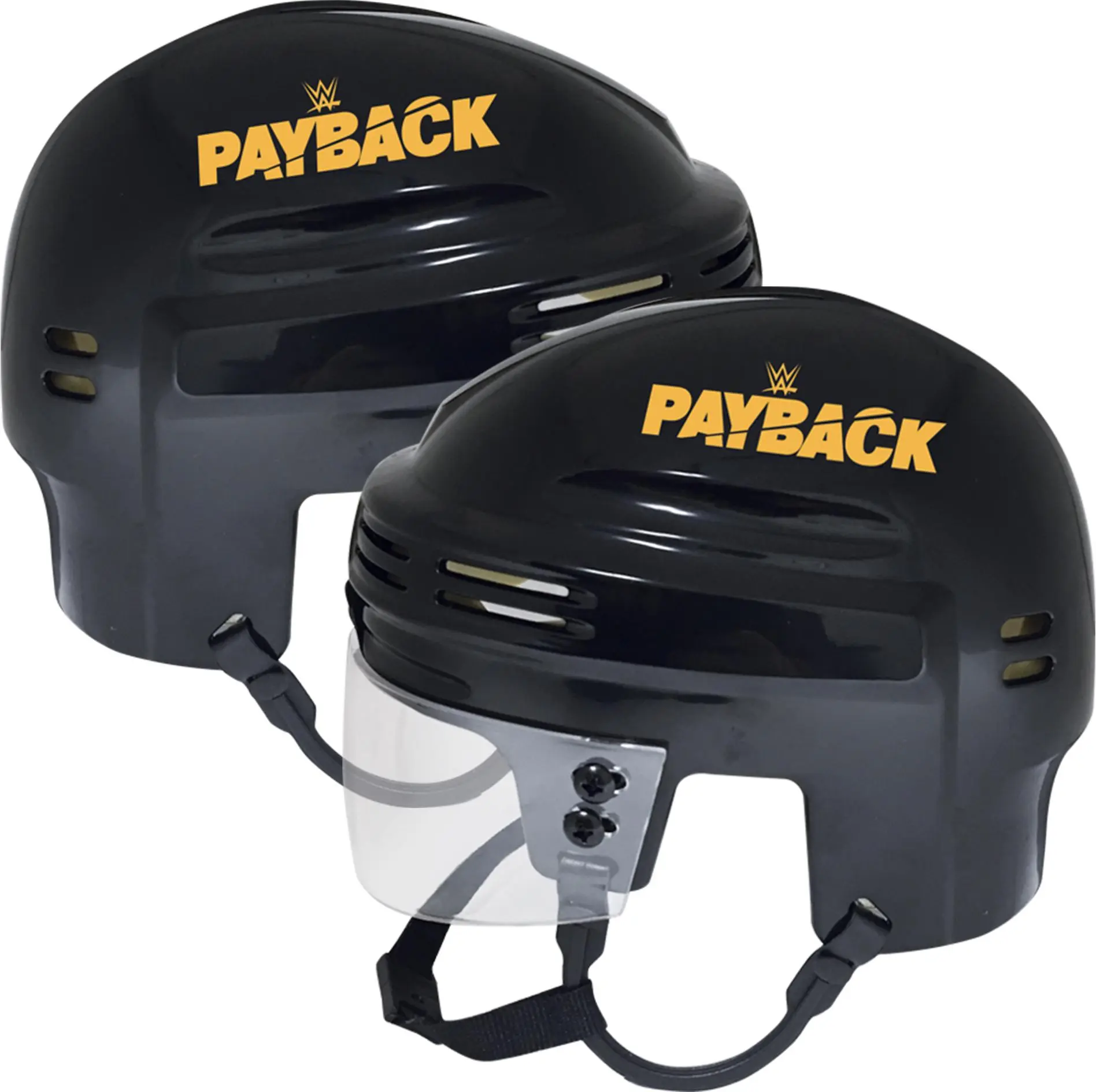 WWE Payback 2023 Unsigned Sportstar Black Mini Helmet