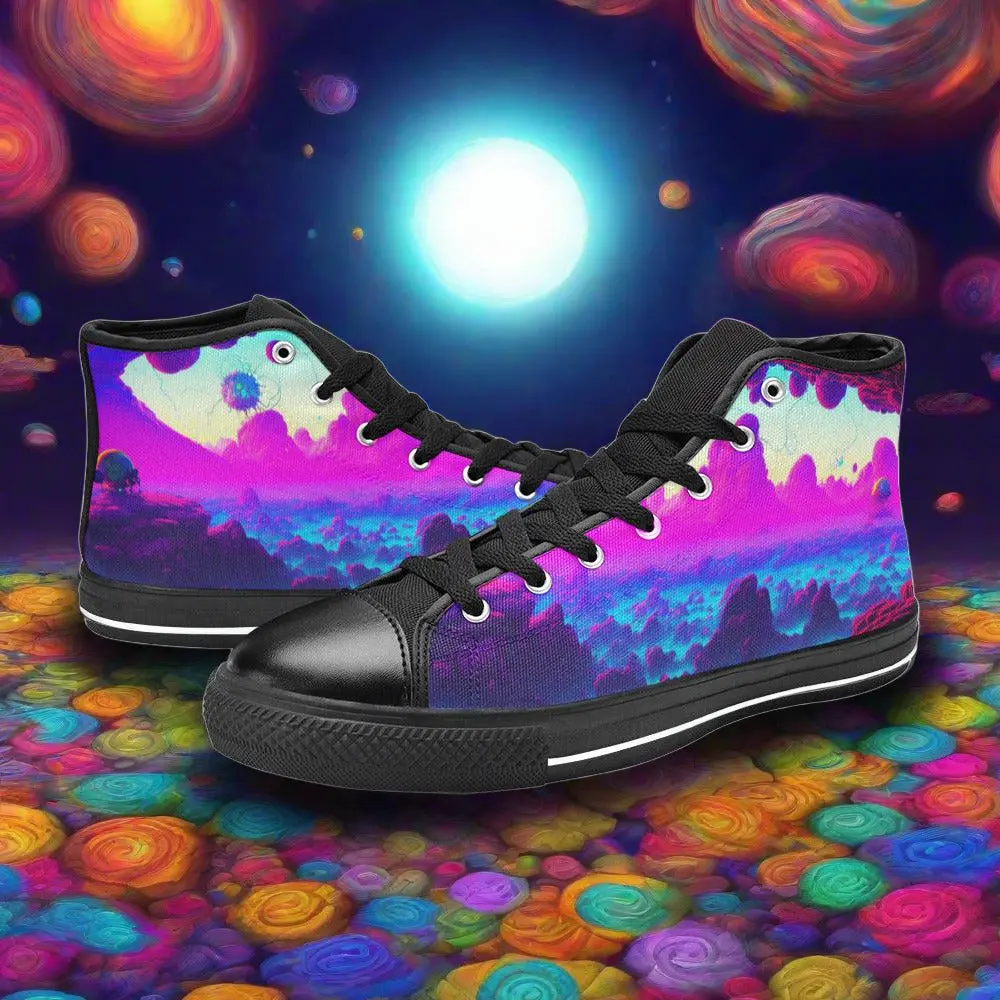 WOMEN'S Melting Art Freestyle Art Custom Shoes | Freaky Shoes®