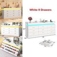 White-9 Drawers