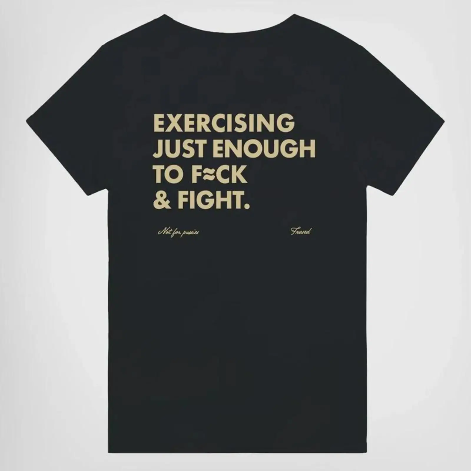 EXERCISING JUST ENOUGH TO  FIGHT Funny Shirt for Men & Women, Gift for Her and Him Unisex T-shirt For Man And Woman, Tshirt, Streetwear Style, Retro Vintage Y2k graphic tee